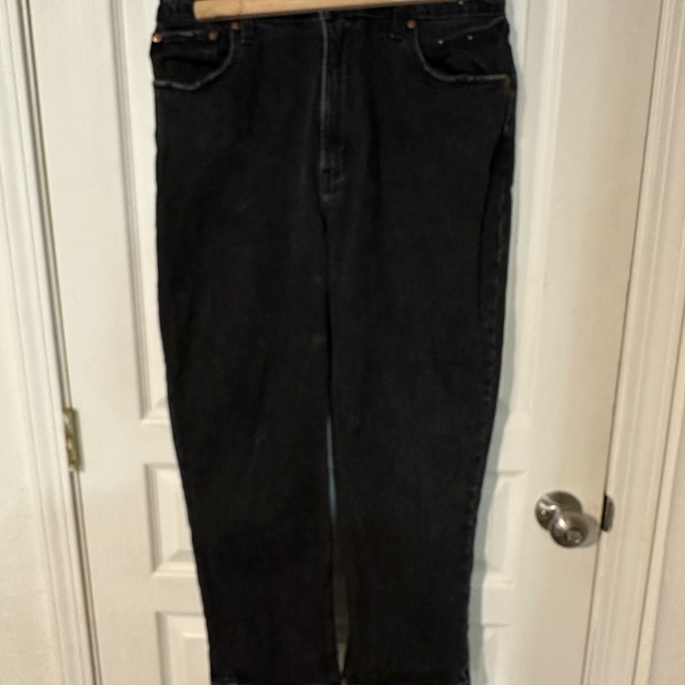 Abercrombie Black Denim Curve Love Jeans